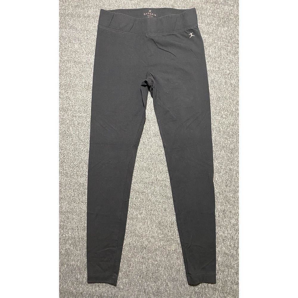 Danskin Leggings Womens Small Black Mid Waisted Control Yoga Skinny Athletic